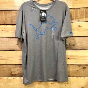 Nike XL Detroit Lions Gray Tee